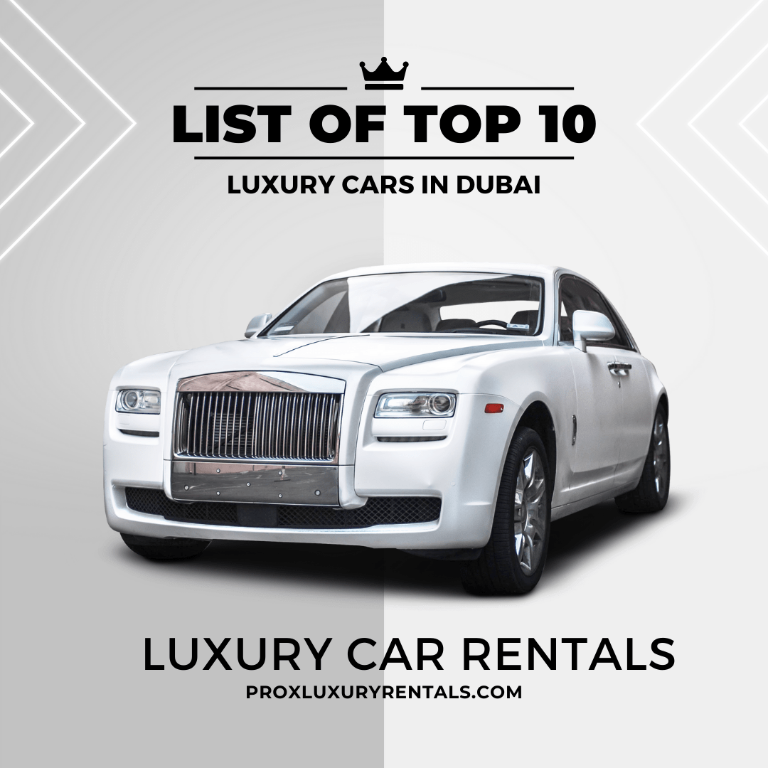 top 10 luxury cars in dubai