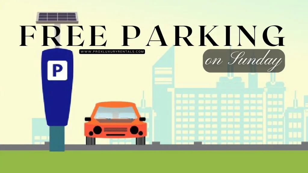 is parking free on sunday