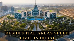 speed limit in residential areas dubai