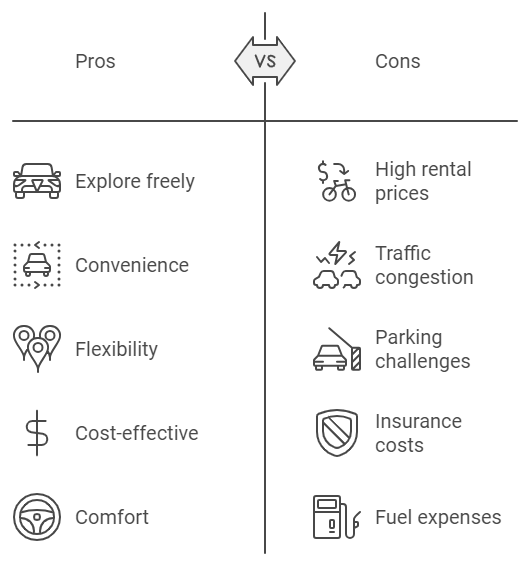 pros and cons of car rental