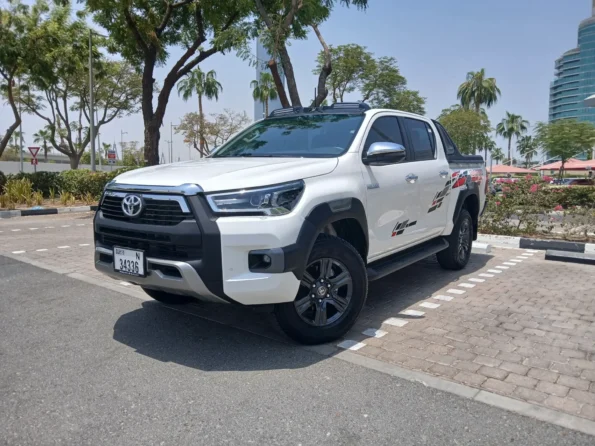 Toyotahiluxrentaldubaibyproxluxuryrentalsfeatured min