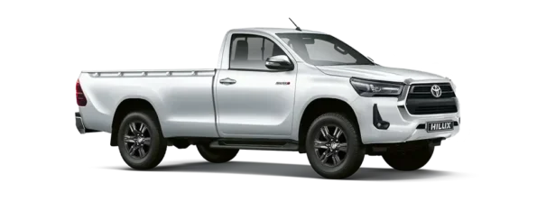 Whitetoyota4x4 singlecabinpickupforrent