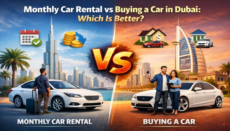 Monthly Car Rental vs Buying a Car in Dubai: Which Is Better?